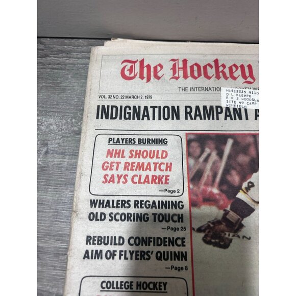 The Hockey News March 2, 1979 Vol.32 No.22 Paperback - Picture 4 of 7